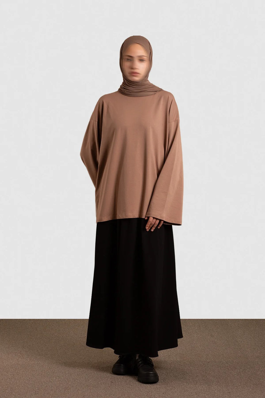 Basic T-shirt met lange mouwen