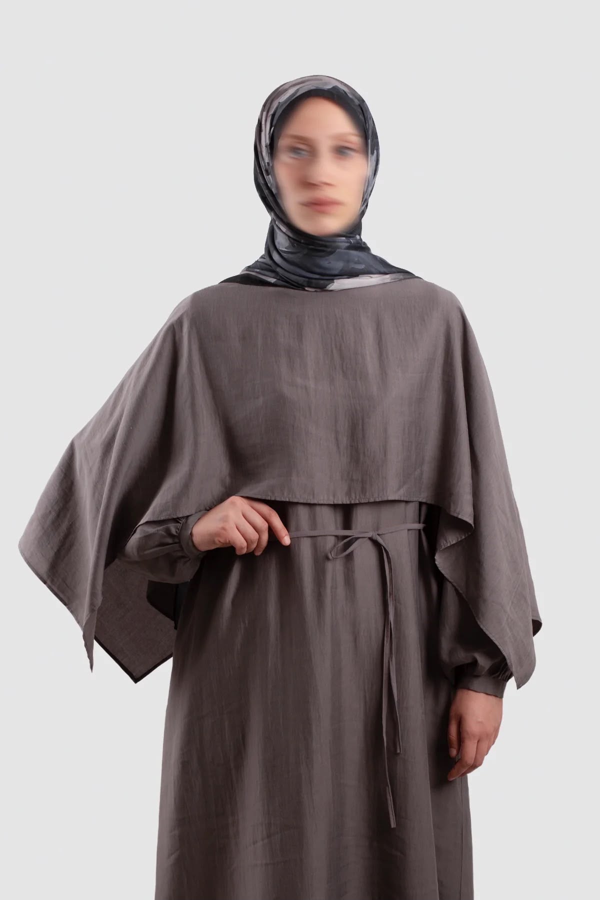 Jurk met cape