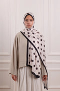 Stip white sjaal