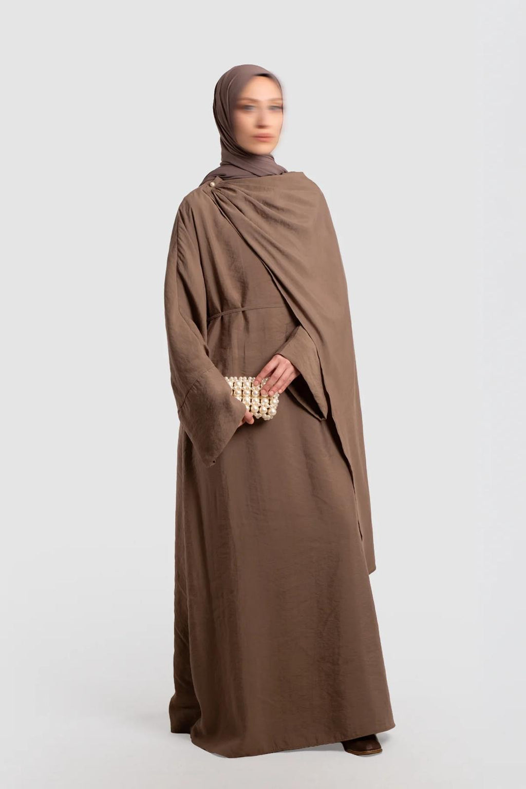 Abaya met losse cape