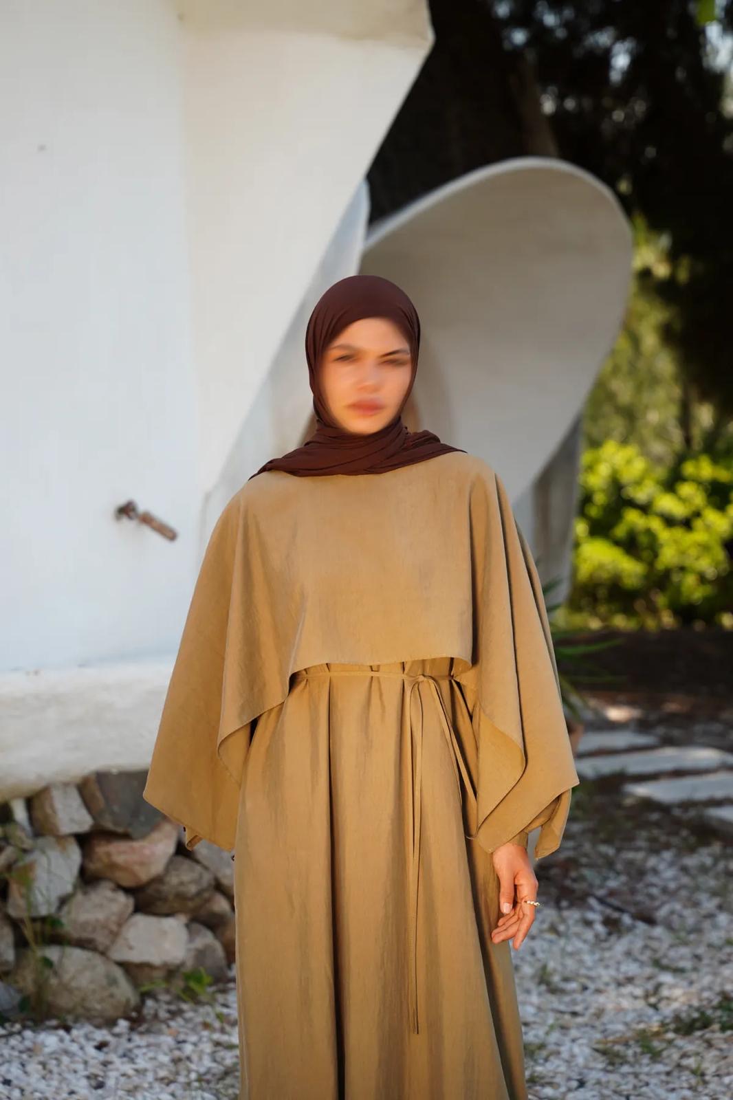Jurk met cape