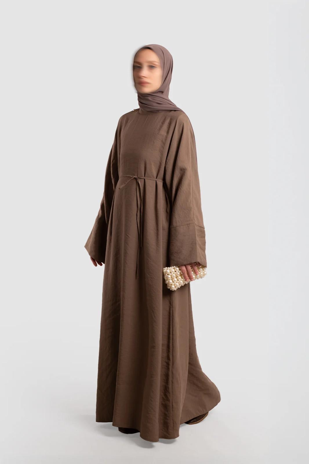 Abaya met losse cape