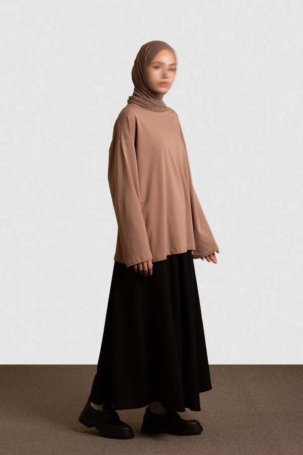 Basic T-shirt met lange mouwen