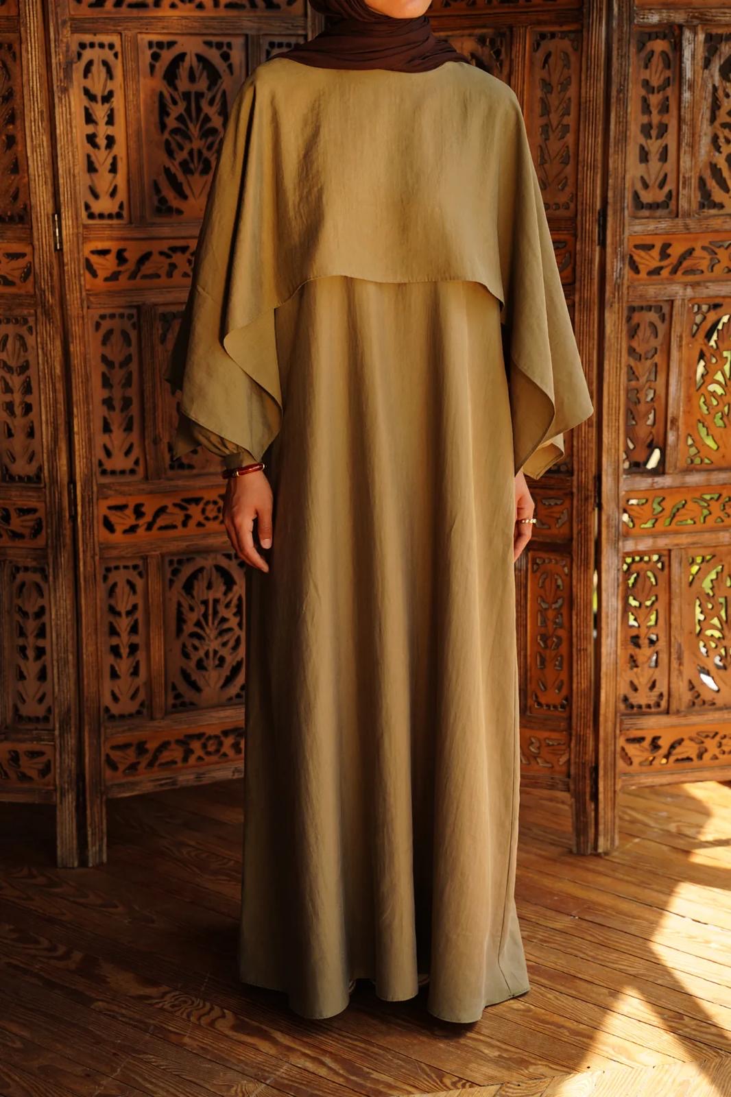 Jurk met cape