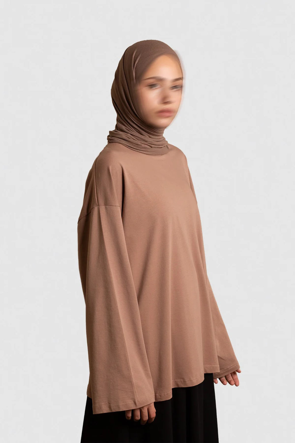 Basic T-shirt met lange mouwen