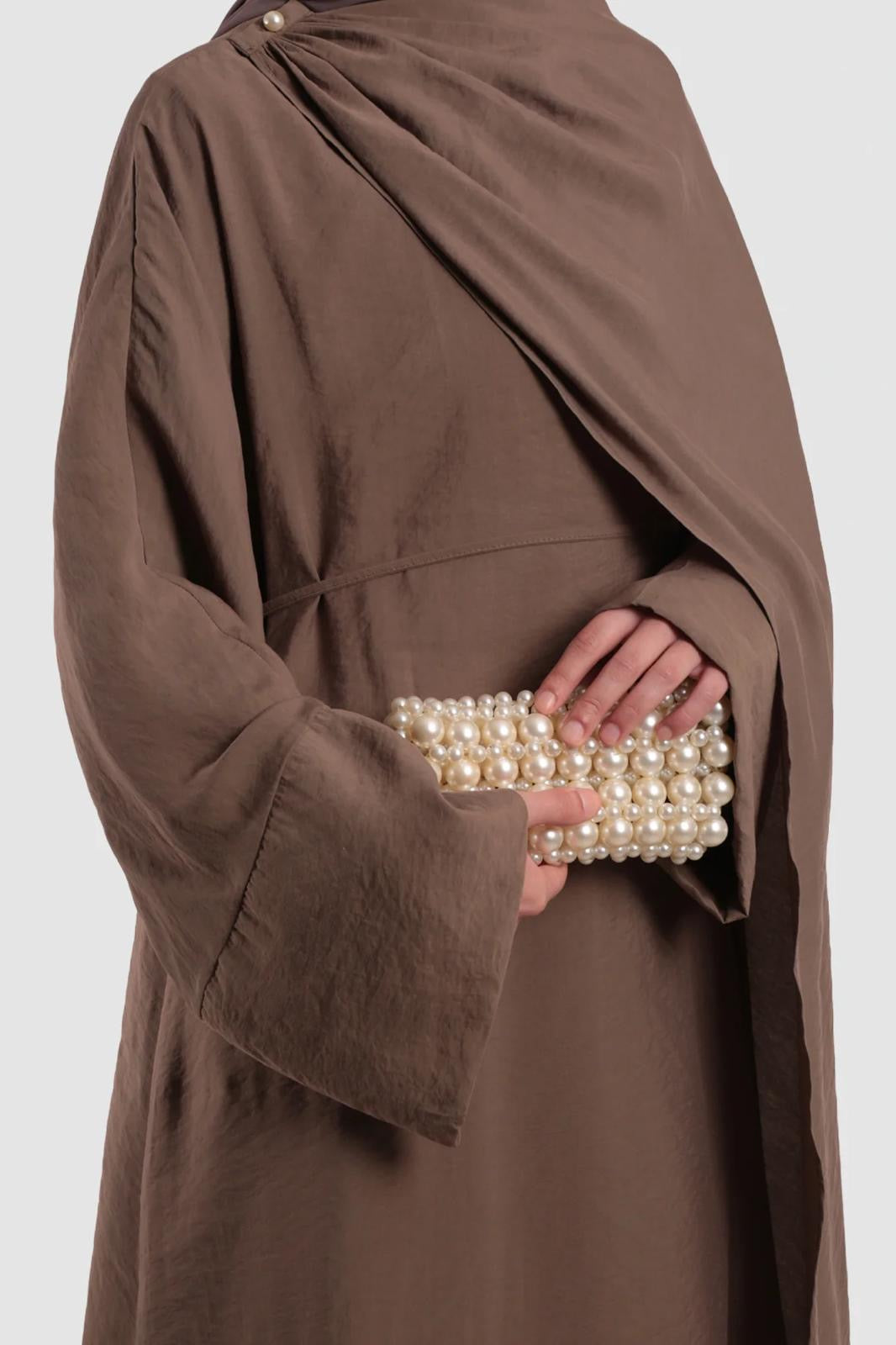 Abaya met losse cape
