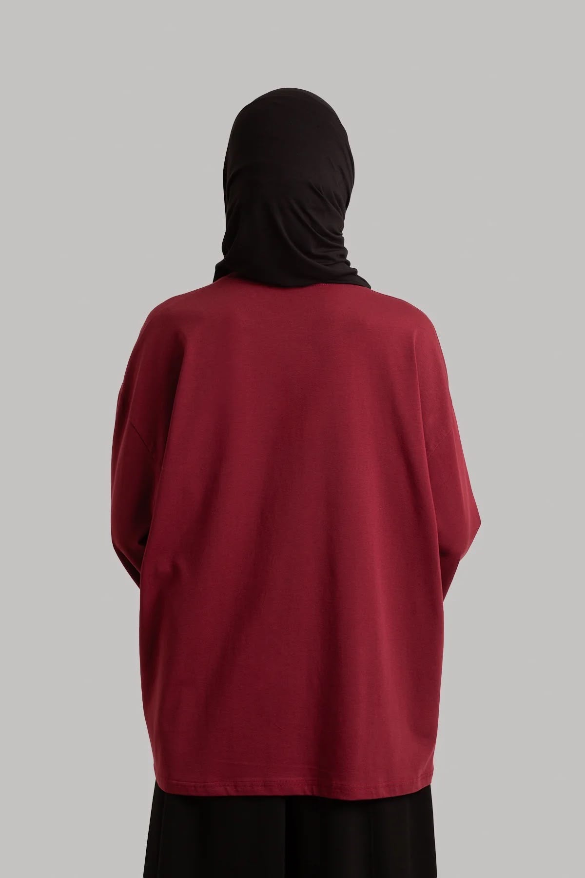 Basic T-shirt met lange mouwen