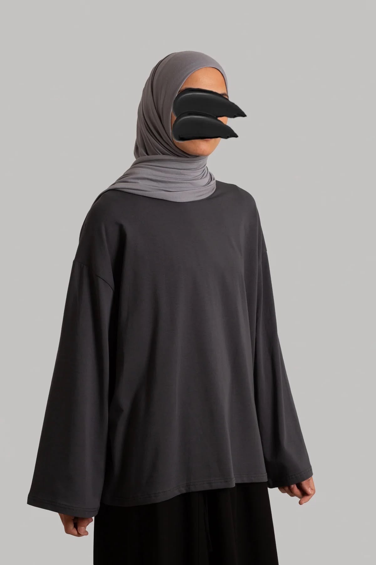 Basic T-shirt met lange mouwen