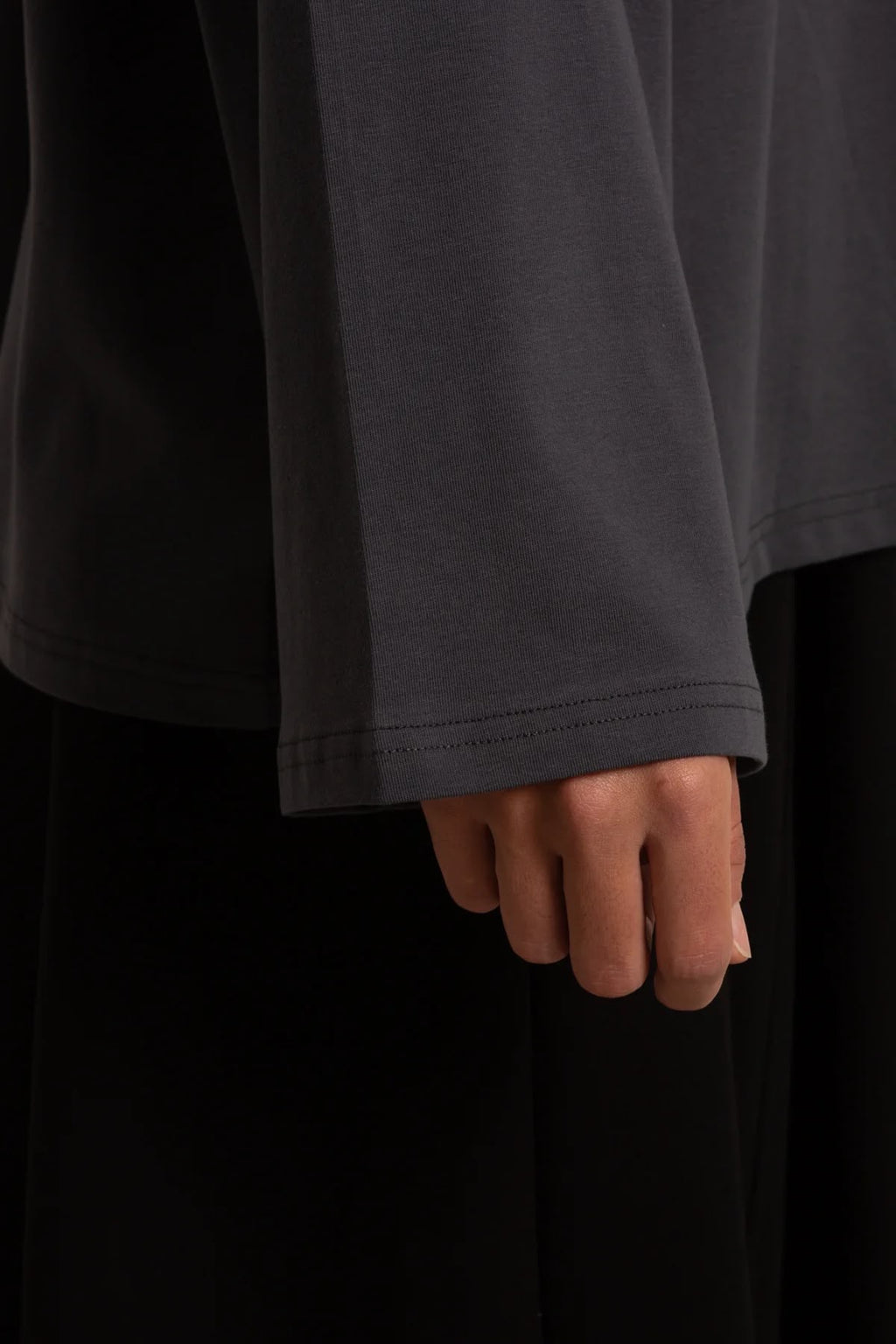Basic T-shirt met lange mouwen