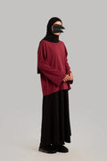 Basic T-shirt met lange mouwen