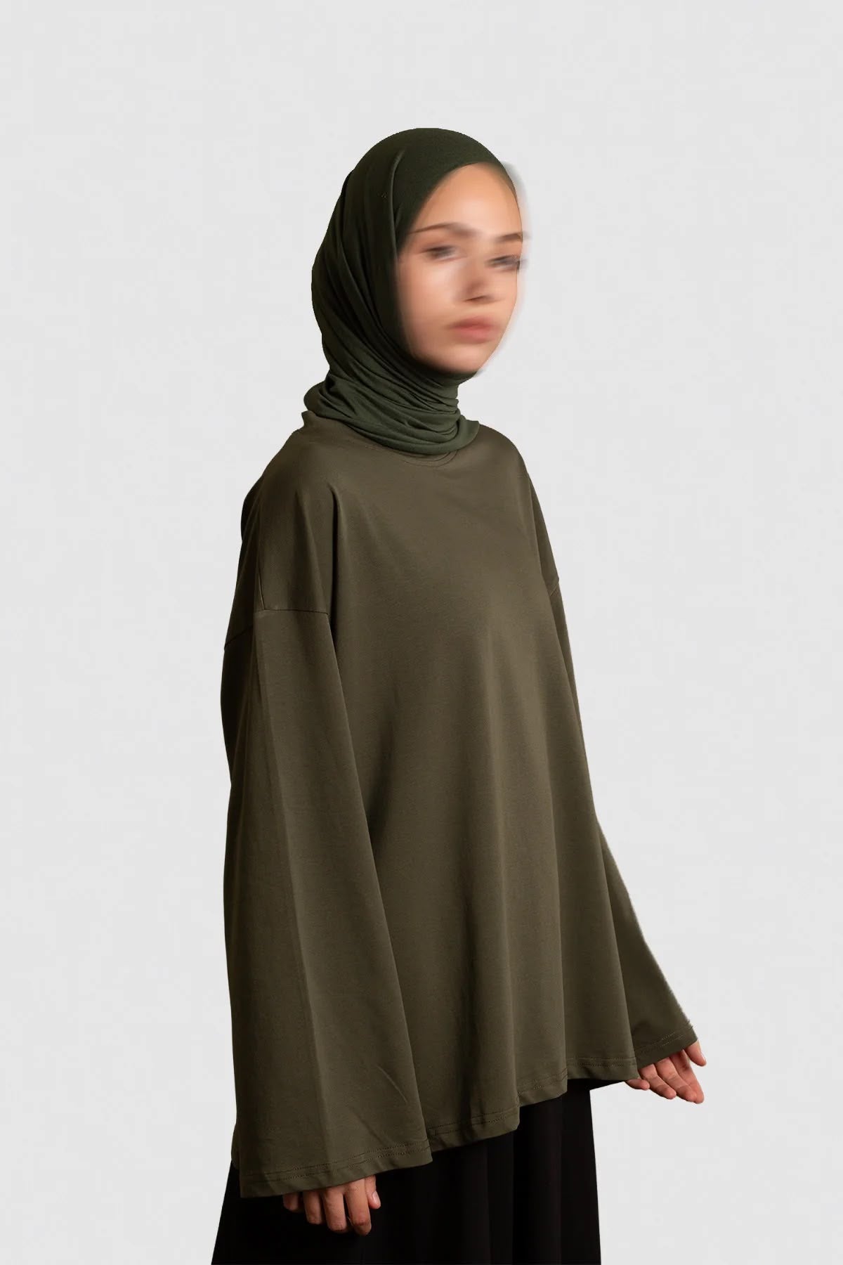 Basic T-shirt met lange mouwen