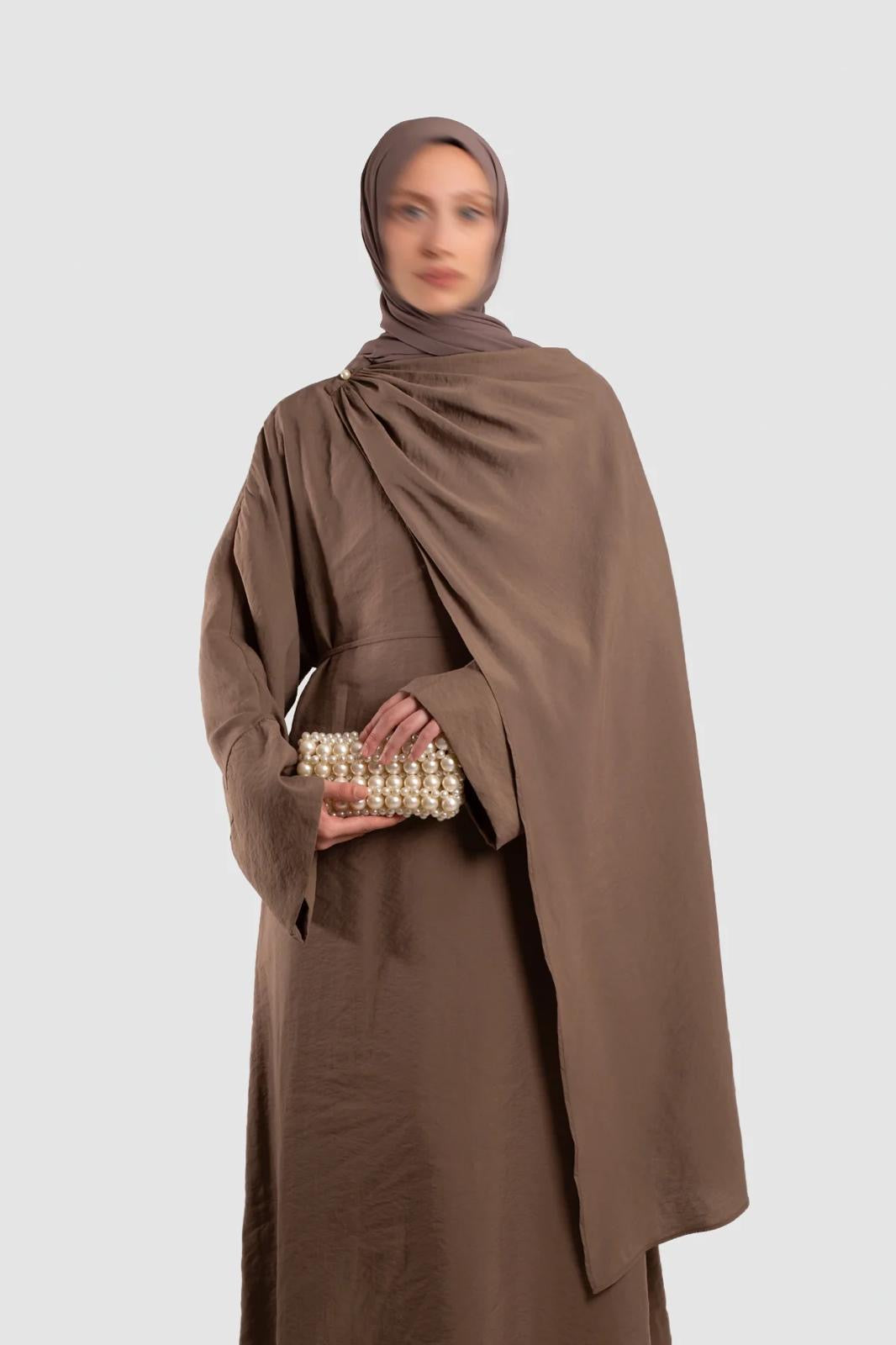 Abaya met losse cape