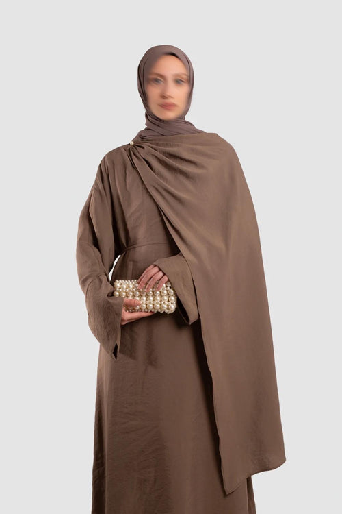 Abaya met losse cape