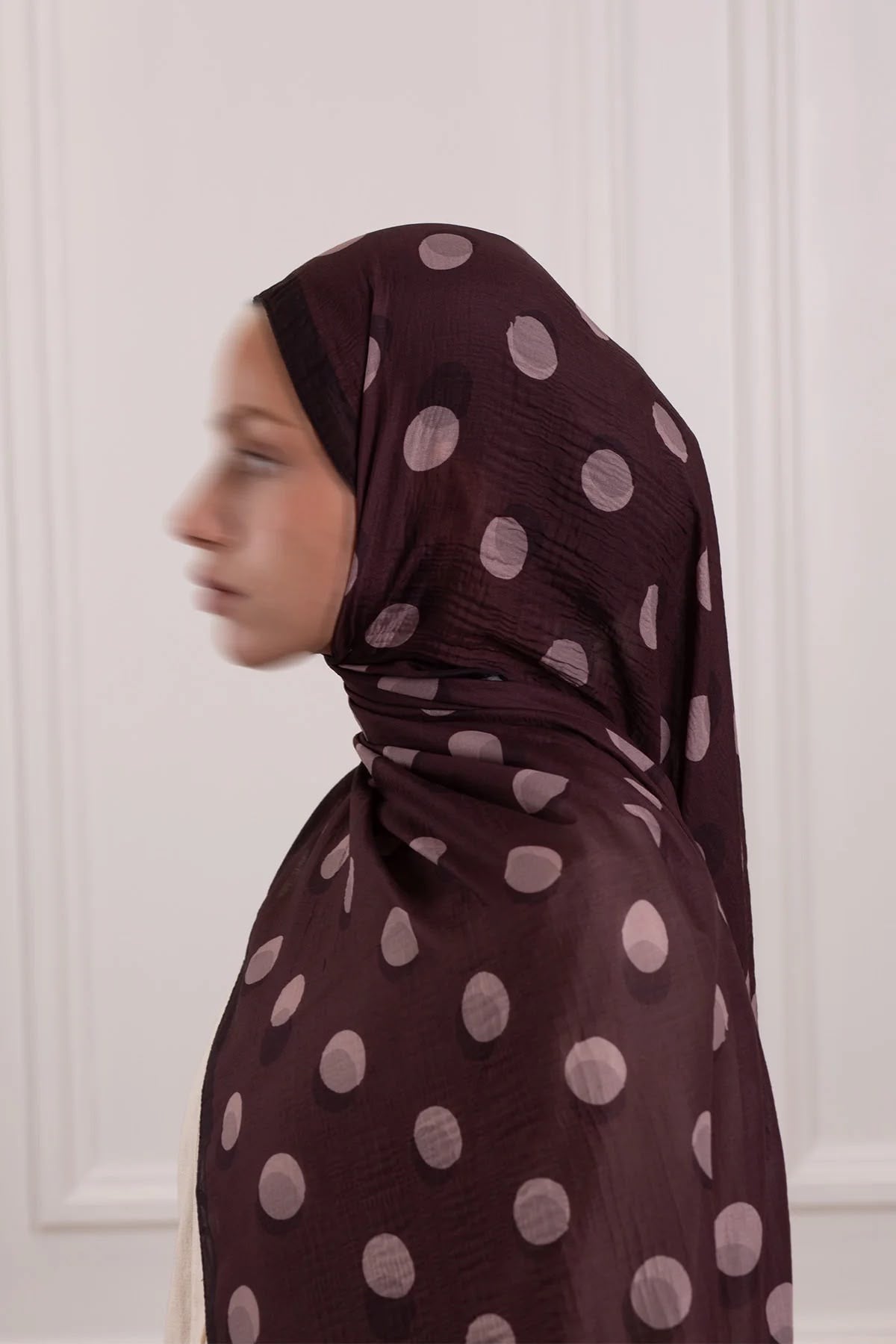 Stip brown sjaal