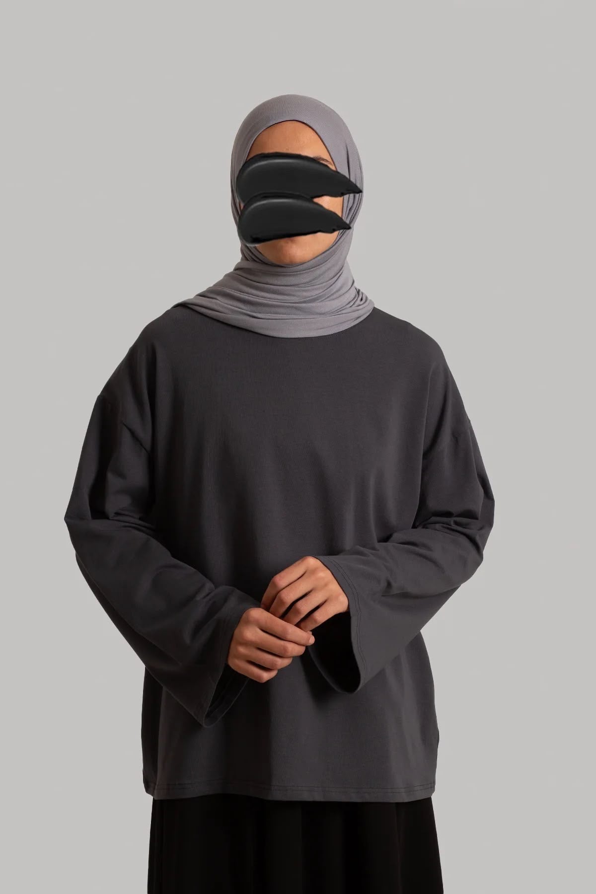 Basic T-shirt met lange mouwen