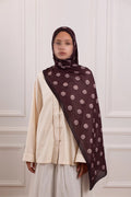 Stip brown sjaal