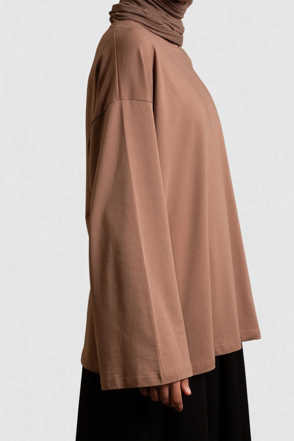 Basic T-shirt met lange mouwen